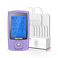 AVCOO 4 Channel TENS EMS Unit 24 Modes Muscle Stimulator for Pain Relief  Therapy, Rechargeable Electronic