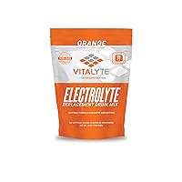 Vitalyte Electrolyte Powder (40 - 16oz Servings Per Container) - Isotonic Drink Mix for Hydration, Energy & Recovery - Water Enhancer & Rehydration Supplement for Men, Women & Sports (Orange 2 Pack)