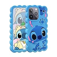 Compatible with iPhone 14 Pro Max Case, Cute 3D Cartoon Unique Cool Soft Silicone Animal Character Protector Boys Kids Girls Gifts Cover Housing Skin Cases for iPhone 15 Pro Max/14 Pro Max