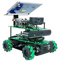 Yahboom Adults Robot Kit for Raspberry Pi/Jetson Nano/Orin Nano/Orin NX Support ROS1 ROS2 Voice Interactive Control ORBSLAM2+Octomap Mapping (Orin Nano Superior Ver-Without Orin Nano)