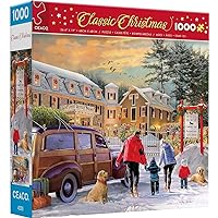 Ceaco - Classic Christmas - White Horse Inn - 1000 Piece Jigsaw Puzzle