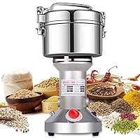 LEJIEYIN Electric herb Grinder 550g High Speed Electric Stainless Steel Spice Grinder Electric Flour Mill Herb Grinder Powder Machine for Dry Food Grin