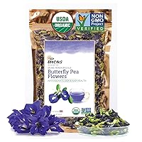 PICKNATURE Butterfly Pea Flower Tea Loose Leaf Freshly Picked from Thailand  | 3.5 oz (300+ Cups) | Herbal Blue Tea Gifts | USDA Organic