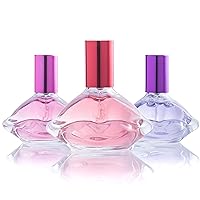 Body Spray Mist Perfume Fragrance for Girls, 3 Piece Eau De Parfum Gift Set for Girls of All Ages, Little Girls, Young Girls, Tween Girls, Pre-Teen & Teenage Girls | 3 Kissing-Lips Shaped Perfume Bottles - ANGEL FACE Fashion Collection