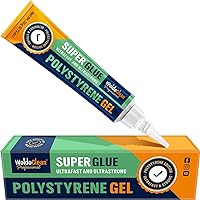 Super Glue Gel for Styrofoam for All Types of Foam 20g - with high Strength Within a Very Short time