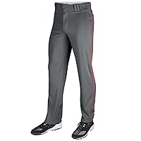 CHAMPRO Youth Triple Crown Open Bottom Piped Baseball Pants