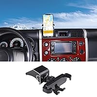 Car Phone Mount Fit Toyot@a FJ Cruiser 2007-2021 Car Center Console Air Outlet Cell Phone Holder Mount Dash Clip Dash Panel Cell Phone Holder Handsfree Air Vent Phone Stand for All Mobile Phones