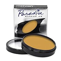 Mehron Makeup Paradise Makeup AQ Pro Size | Stage & Screen, Face & Body Painting, Special FX, Beauty, Cosplay, and Halloween | Water Activated Face Paint & Body Paint 1.4 oz (40 g) (Dijon)