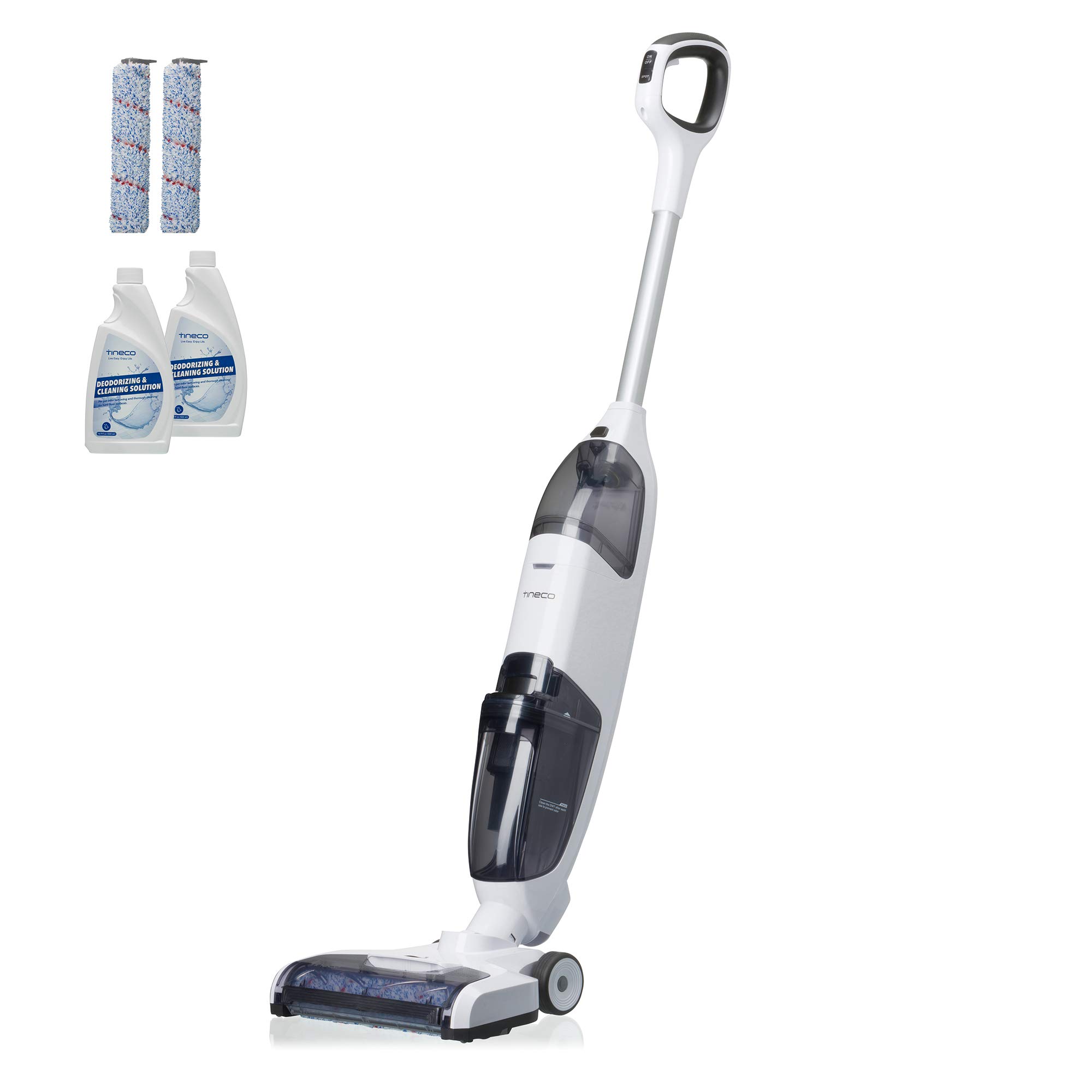 Tineco iFloor Complete Cordless Wet Dry Vacuum Hardwood Floor Cleaner for Multi-Surface Cleaning , Great for Sticky Messes and Pet Hair 