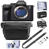 Sony Alpha a7S III Full Frame Mirrorless Digital Interchangeable Lens Camera Body - Bundle with Strap, Sling, Extra Battery, Screen Protector, SD Card Case, Cleaning Kit