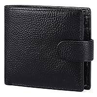 SENDEFN Wallets for Men with Coin Pocket Genuine Leather RFID Blocking Bifold Wallet
