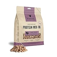 Vital Essentials Freeze Dried Raw Protein Mix-in Dog Food Topper, Turkey Mini Nibs Topper for Dogs, 18 oz