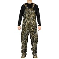 Mossy Oak Cotton Mill 2.0 Camo Hunting Bibs, Uninsulated Camo Overalls for Men