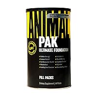 Optimum Nutrition Creatine 2500mg 300 Capsules & Animal Pak Vitamin Pack 44 Count
