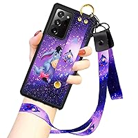 Cartoon Case for Samsung Galaxy Note 20 Ultra 5G Case 6.9 Inch Cute Eeyore Donkey Cartoon Character Design with Lanyard Wrist Strap Band Holder Shockproof Protection Bumper Kickstand Cover