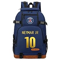 Neymar JR Knapsack Football Star Bookbag-Teens Wear Resistant Laptop Computer Bag Lightweight Travel Knapsack