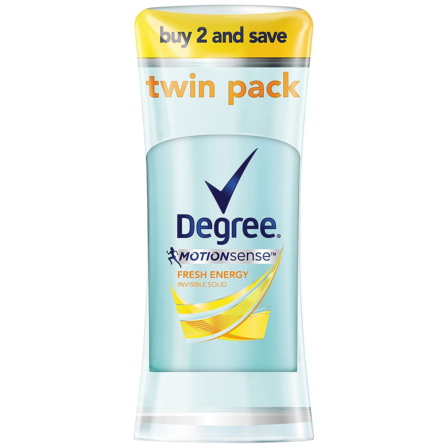 Degree Dry Protection Antiperspirant, Fresh Energy 2.6 Oz (Twin Pack)