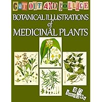 Cut Out and Collage Botanical Illustrations of Medicinal Plants: Vintage Botany Prints Ephemera for Junk Journals, Card Making, Wall Decoration, Scrapbooking & Mixed Media Art
