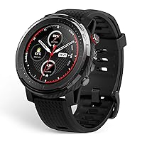 Amazfit Stratos 3 Smart Watch, 19 Sports Modes, Activity Tracker, black