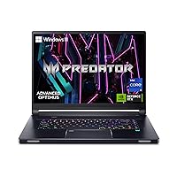 Acer Predator Triton 17 X Gaming/Creator Laptop | 13th Gen Intel i9-13900HX | NVIDIA GeForce RTX 4090 |WQXGA 250Hz G-SYNC Display | 64GB DDR5 | 2TB PCIe Gen 4 SSD |Killer WiFi 6E|PTX17-71-99W5, Black