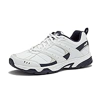 Avia Avi-Verge Mens Sneakers - Cross Trainer Mens Tennis Shoes, Pickleball or Walking Shoes for Men, Medium or Extra Wide Width Court Shoes Size 7 to 16