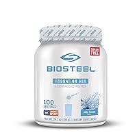 BioSteel Zero Sugar Hydration Mix, Great Tasting Hydration with 5 Essential Electrolytes, White Freeze Flavor, 100 Servings per Tub
