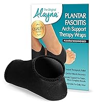 Plantar Fasciitis Cushioned Arch Support Therapy Wrap to Relieve Plantar Fasciitis and Heel Pain - Podiatrist Recommended (M/L)