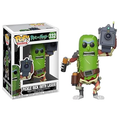 Funko Pop! Animation: Rick & Morty - Pickle Rick with Laser Collectible Figure