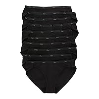 Hanes Women's Bikini Underwear Pack, Classic Cotton Bikini Panties, 10-Pack (Colors May Vary)