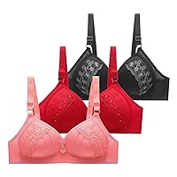 SNKSDGM Sports Bras for Women Padded Push Up Gym Bra Wirefree Plus Size Medium Support Bralette