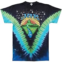 Jerry Garcia Men's Mountain Cat Tie Dye T-Shirt Multi