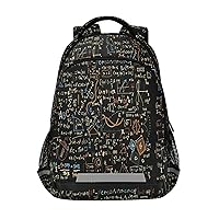 Math Linear Mathematics Education Circle Backpacks Travel Laptop Daypack School Book Bag for Men Women Teens Kids