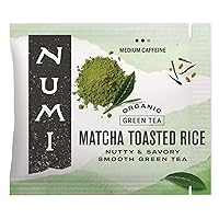 Numi Organic Matcha Toasted Rice Tea, 100 Tea Bags, Organic Genmaicha Green Tea, Caffeinated (Packaging May Vary)