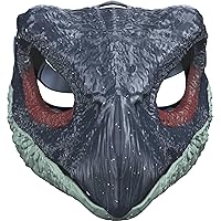 Mattel Jurassic World Dominion Therizinosaurus Dinosaur Mask, Movie-Inspired Role Play Toy with Opening Jaw & Realistic Design
