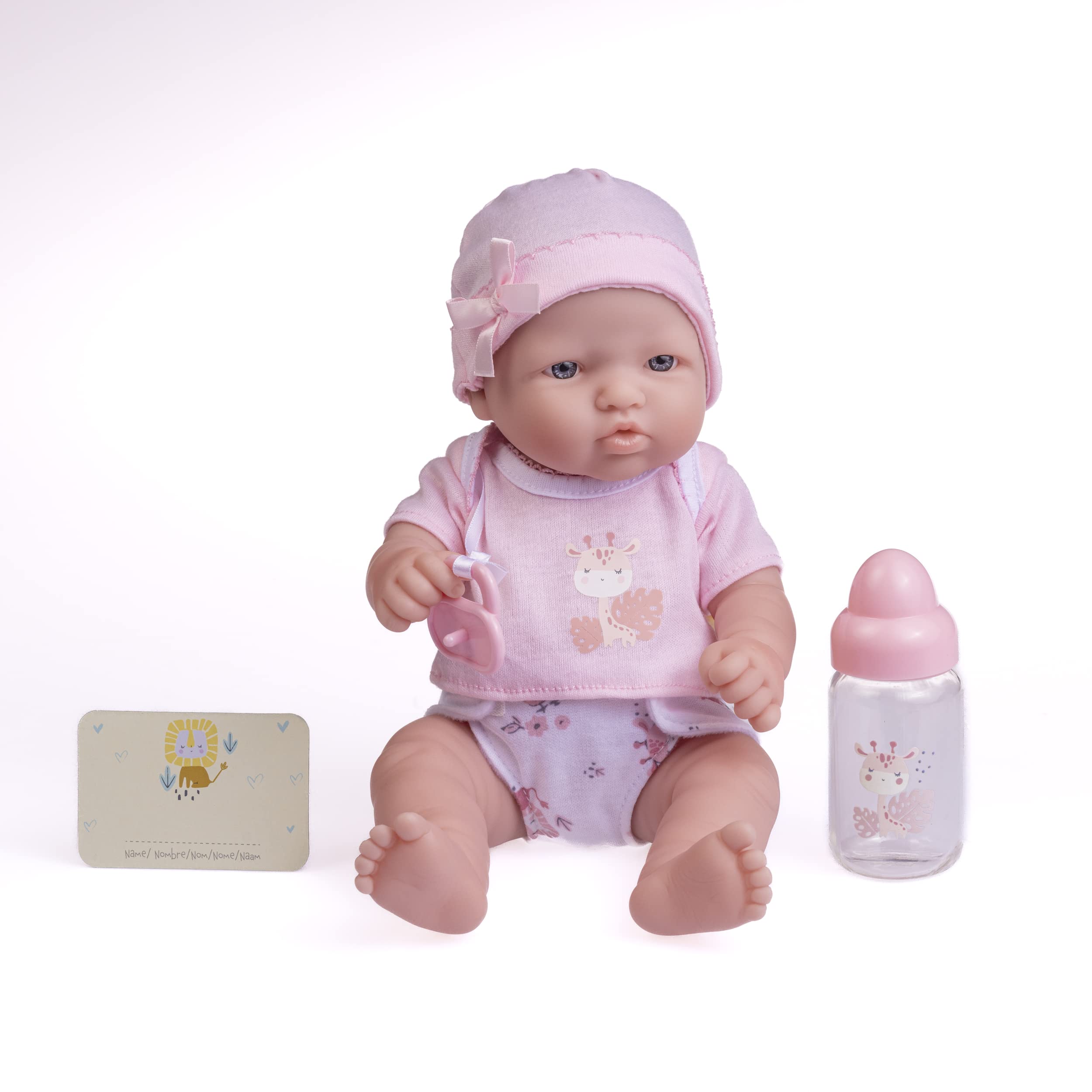 JC Toys - La Newborn Nursery | 7 Piece Baby Doll Gift Set | 12