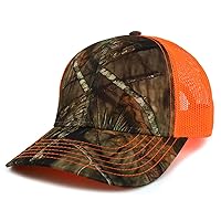 Hunting Camouflage Outdoor Structured Trucker Mesh Cap