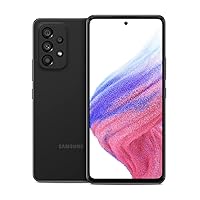 SAMSUNG Galaxy A53 5G A Series Cell Phone, Factory Unlocked Android Smartphone, 128GB, 6.5” FHD Super AMOLED Screen, Long Battery Life, US Version, Black
