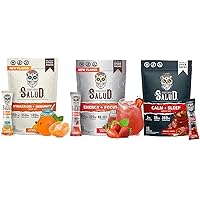 Salud Variety 3-Pack | 2-in-1 Hydration + Immunity (Mandarin) & Energy + Focus (Strawberry Margarita) & Calm + Sleep (Punch) – 15 Servings Each, Non-GMO, Gluten Free, Low Calorie, 1g of Sugar