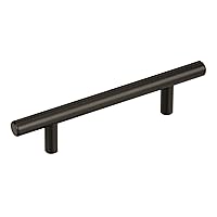Amerock | Cabinet Pull | Black Bronze | 3-3/4 inch (96 mm) Center to Center | Bar Pulls | 10 Pack | Drawer Pull | Drawer Handle | Cabinet Hardware