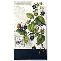 Blackberry Bush 3-Ply Guest Dinner Party Napkins (Pack of 16)