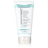 Pharmagel Pharma Clear Medicated Moisturizer | Face Moisturizer for Acne Prone Skin | Facial Lotion for Inflammation and Redness – 6 fl. oz.