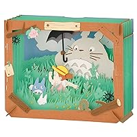 Ensky - My Neighbor Totoro - Totoro Strolls Through The Fields, Paper Theater (PT-062N) - Official Studio Ghibli Merchandise
