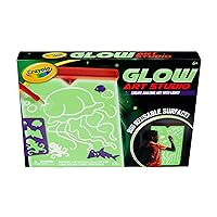 Crayola Glow Art Studio, Glow in the Dark Toys, Kids Gifts for Girls and Boys, Ages 6, 7, 8, 9