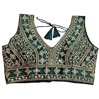 KULIA® Indian Blouse For Women'S Traditional Party Wear Women Clothes, Stretchable Blouse Embroidery Dress Readymade Blouse