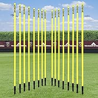 Net World Sports Forza Spring Loaded Agility Poles | Improve Endurance, Speed & Footwork - Available in Packs of 8 or 16