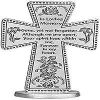 Cathedral Art (Abbey & CA Gift in Loving Memory Message Cross, 3-Inch, One Size, Multi