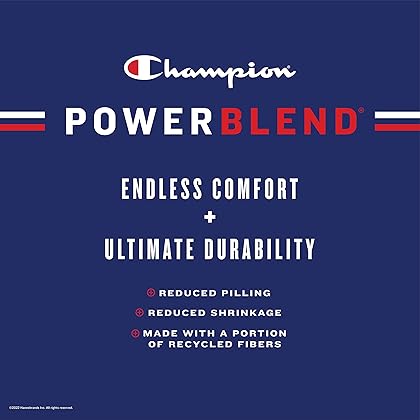 Champion Men's Sweatpants, Powerblend, Fleece, Open-bottom Sweatpants (Reg. Or Big & Tall)