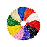 50 Pack 24 inch Balloons - 10 Assorted Colors of Large Balloons - Giant Balloons for Wedding Birthday Party Event Decorations
