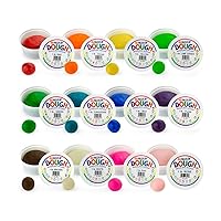 Hygloss Kids Unscented Dazzling’ Modeling Play Dough, 1 Lb. of Twelve Assorted Colors, 12 Pounds Total