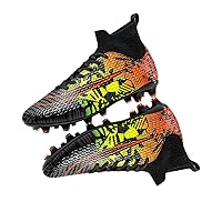 Unisex High top Soccer Boots Cleats Outdoor Athletic Sneaker Turf Football Shoes Spikes Indoor Youth AG Soccer Shoes